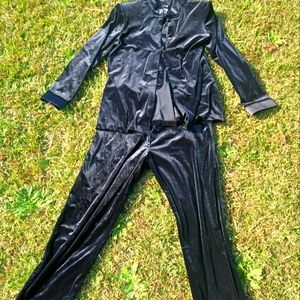 Whirlaway frocks vintage velvet 2pc set